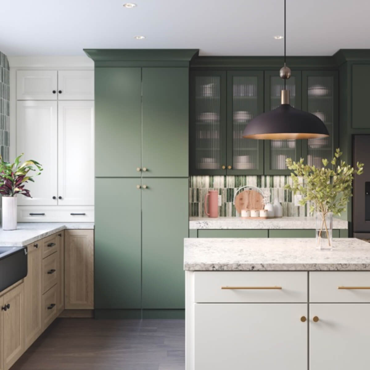 Bring the Outdoors In: Adding Nature’s Touch with Green Cabinetry