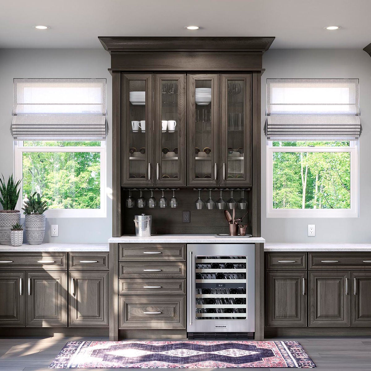 Create A Furniture Style Look With Kitchen Cabinets