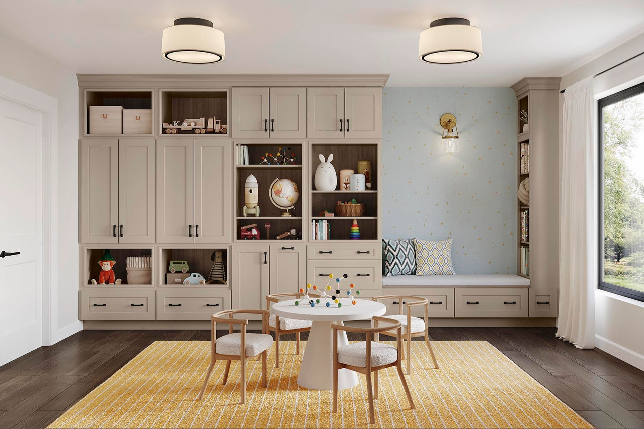 Mission in Painted Oat Kitchen