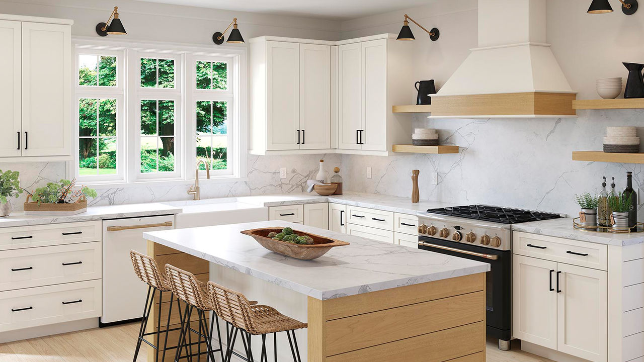 Breckenridge in Painted Linen and Maple Rye