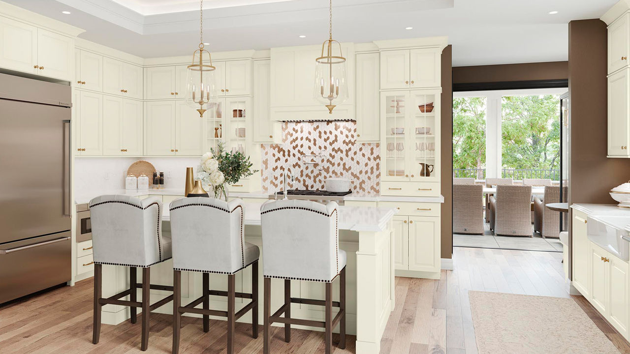 Stemson Painted Vanilla Kitchen