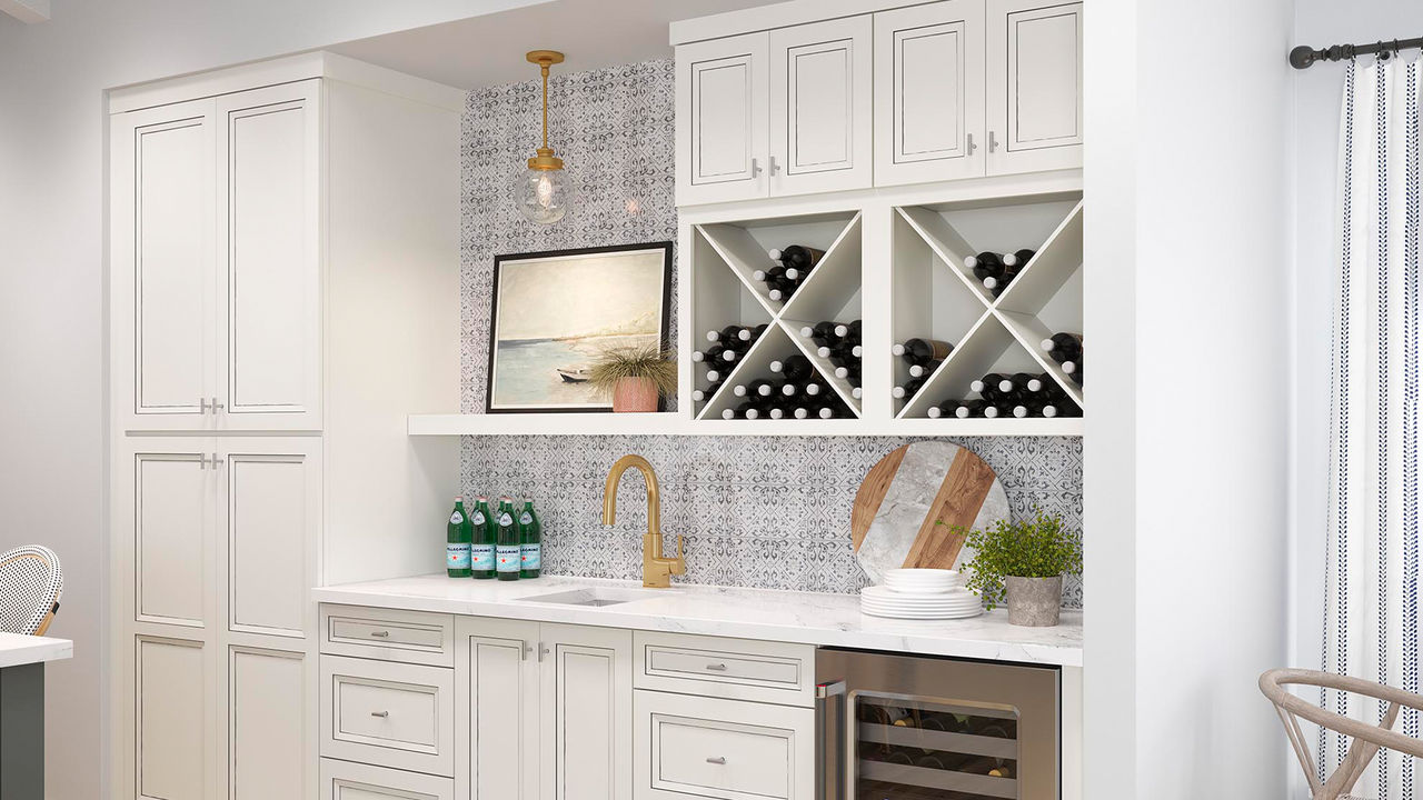  Warren in Painted Pewter Glaze and Painted Boulder