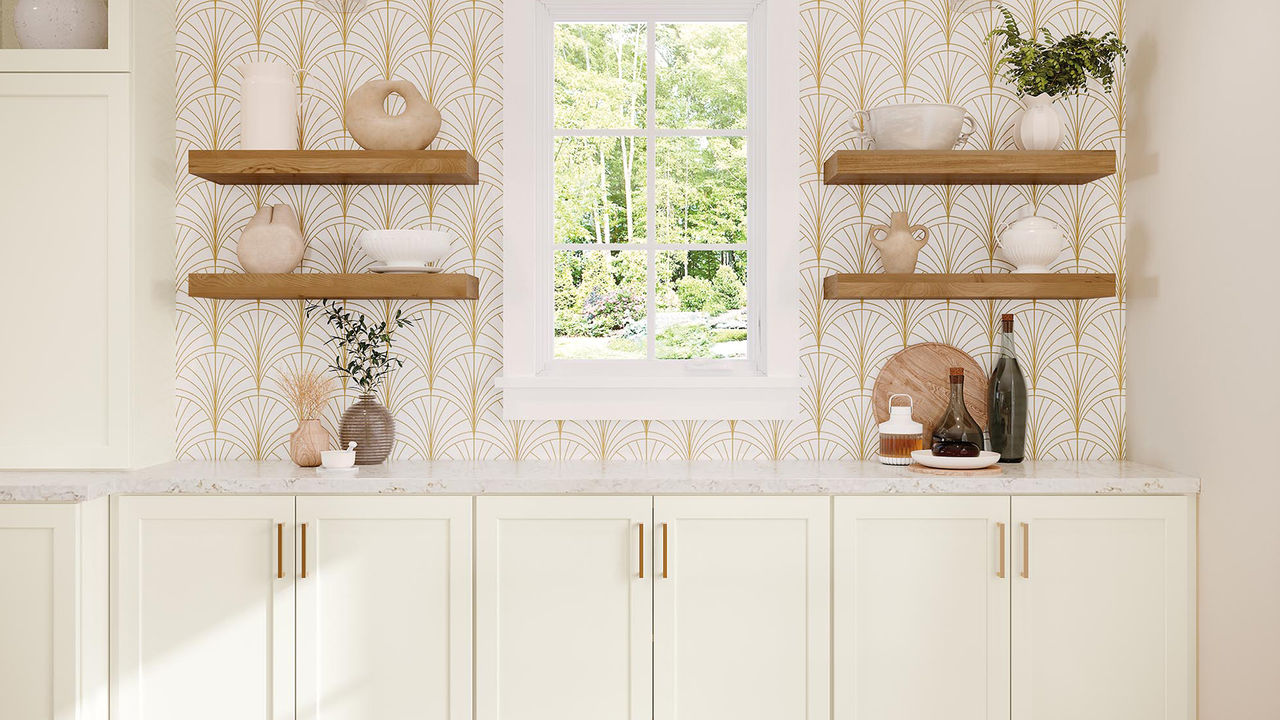 Breckenridge in Painted Vanilla and Cherry Amber