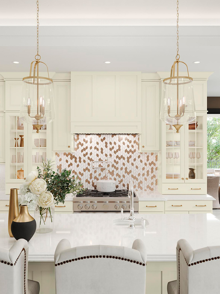 Neutral colored kitchen
